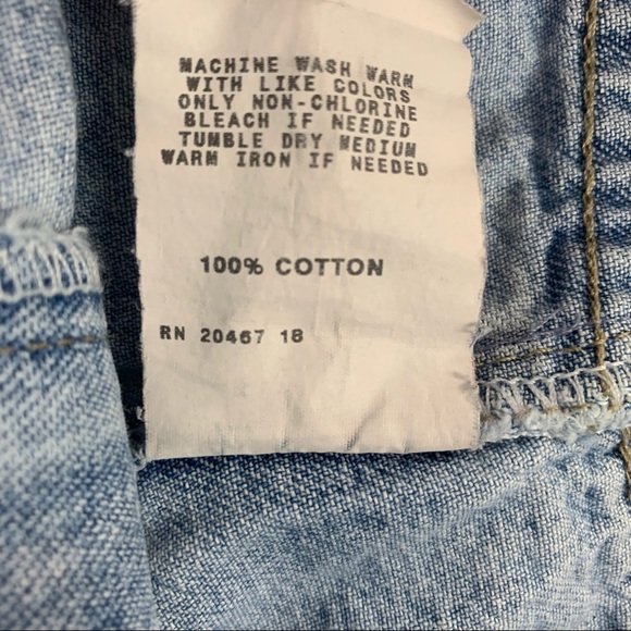 Light wash jean straight skirt - Picture 9 of 11